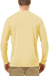 Roadbox Mens UPF 50+ UV Sun Protection Shirts Outdoor Long Sleeve SPF Rash Guard for Fishing Hiking Swimming Running