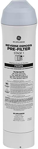GE Pre & Post Filter Set Compatible with Select GE Under Sink Filtration Systems Including GXRQ18NBN, GNRQ18NBN, GXRV40TBN | Replace Every 6 Months | FQ18PN