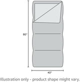 Zero Degree Sleeping Bag for Adults 100% Cotton Flannel Tall and Big