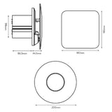 Xpelair C4TSR Fan, Whitw