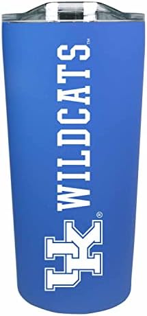 Campus Colors NCAA Stainless Steel Tumbler perfect for Gameday - 18 oz - Double Walled - Keeps Drinks Perfectly Insulated (Kentucky Wildcats - Royal)