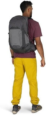 Osprey Talon 22L Men's Lightweight Hiking Backpack with Hipbelt, Phantom Grey/Dark Charcoal