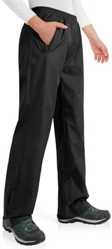 33,000ft Packable Rain Pants for Women Waterproof Pants Lightweight Rain Over Pants Outdoor Windproof Pant for Golf Hiking