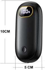 Hand Warmers Rechargeable, 14000mAh Electric Hand Warmer 2 Pack Dual-Sided Heating 17Hrs Warmth Max 131℉ USB-C Portable Pocket Heater for Raynauds, Hunting, Golf, Camping