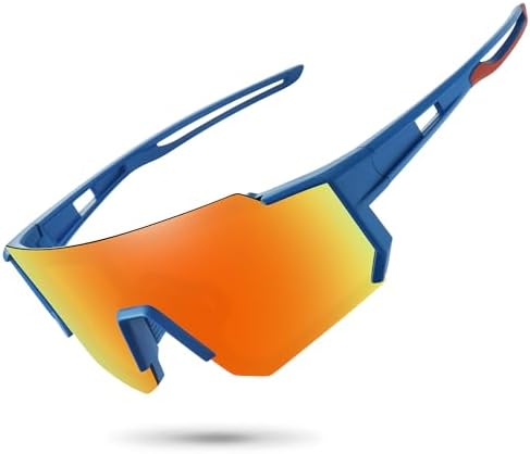 STORYCOAST Polarized Sports Sunglasses for Men Women,Driving Fishing Cycling Mountain Bike Sunglasses UV400 Protection