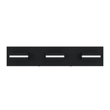 SineRise LED Modern Bathroom Vanity Light Fixtures, Modern Acrylic Bathroom Wall Lighting Fixtures Over Mirror (Cool White 6000K) (3-Light, 24-Inch), Matte Black- Non-dimmable