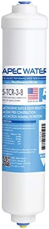 APEC Ultimate Series US Made 10" Inline Carbon Filter with Quick Connector (3/8")