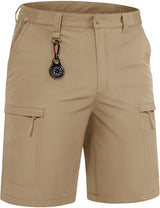 TACVASEN Men's Hiking Cargo Shorts Quick Dry Lightweight for Outdoor Golf Fishing Tactical Casual with Multi Pockets