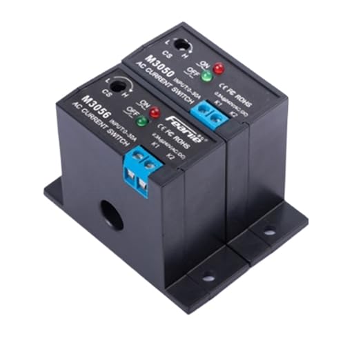 Current Sensing Switch Induction Relay AC Linkage Device PLC Signal Over Limit Closed AC 0.2-30A