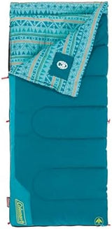 Coleman Kids 50°F Cool-Weather Sleeping Bag Teal
