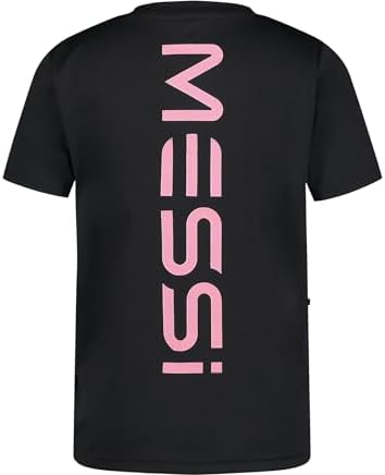 Boys' Lifestyle Short Sleeve Top, Loose-fit Shirt with Logo, Comfortable