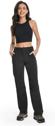 Moosehill Women's Hiking Pants Lightweight Quick Dry Water Resistant Cargo Travel Work Summer Pants for All Seasons