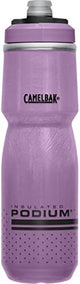 CamelBak Podium Chill Insulated Bike Water Bottle - Easy Squeeze Bottle - Fits Most Bike Cages - 24oz, Purple