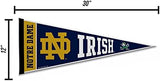 Rico Industries NCAA Exclusive 12" x 30" Felt Wall Décor Pennant - Great for Home/Bed Room/Man Cave Décor