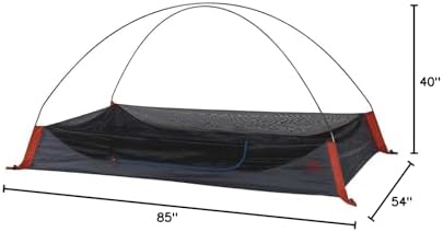 Kelty Late Start 2P - Lightweight Backpacking Tent with Quickcorners, Aluminum Pole Frame, Waterproof Polyester Fly, 2 Person Capacity