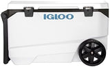 Igloo Marine Ultra 90 QT Cooler, Insulated Cooler Chest with Soft Ride Wheels, Leak-Proof Outdoor Hard Cooler, 5-Day Ice Retention, 137 Can Capacity