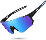 STORYCOAST Polarized Sports Sunglasses for Men Women,Driving Fishing Cycling Mountain Bike Sunglasses UV400 Protection