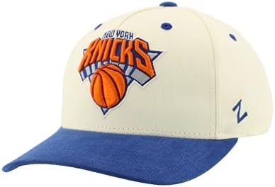 ZHATS NBA Officially Licensed Adjustable Snapback Hat Marquee Ivory