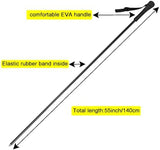 Aventik Fold-able Wading Staff Water Depth Safety Warning Sign Coated Stainless Steel Core T7075 Aluminum Body Corrosion Resistance