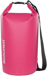 MARCHWAY Floating Waterproof Dry Bag Backpack 5L/10L/20L/30L/40L, Roll Top Sack Keeps Gear Dry for Kayaking, Rafting, Boating, Swimming, Camping, Hiking, Beach, Fishing