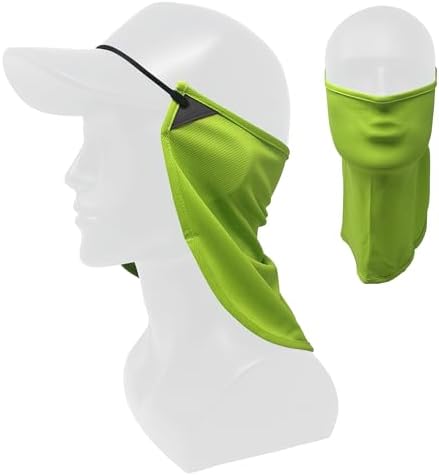 UV Sun Protection Neck Drape Adjustable Multifunctional 2 in 1 Face Covering for Outdoor Fishing - Unisex