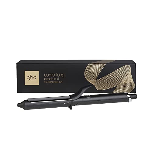 ghd Classic Curl Hair Curling Iron ― 1" Hair Curler, Professional Styling Tool with Safer-for-Hair Styling Tool Temperature, Easily Create Glamorous & Perfectly Defined Curls ― Black