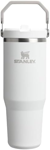 Stanley IceFlow 2.0 Flip Straw Tumbler with Handle 30 oz | Twist On Lid and Flip Up Straw | Leak Resistant Water Bottle | Insulated Stainless Steel | BPA-Free | Frost
