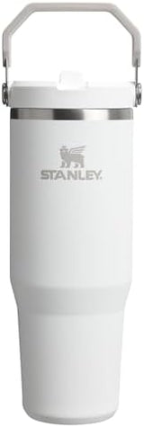 Stanley IceFlow 2.0 Flip Straw Tumbler with Handle 30 oz | Twist On Lid and Flip Up Straw | Leak Resistant Water Bottle | Insulated Stainless Steel | BPA-Free | Frost