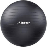 Trideer Extra Thick Yoga Ball Exercise Ball, 5 Sizes Gym Ball, Heavy Duty Ball Chair for Balance, Stability, Pregnancy, Quick Pump Included