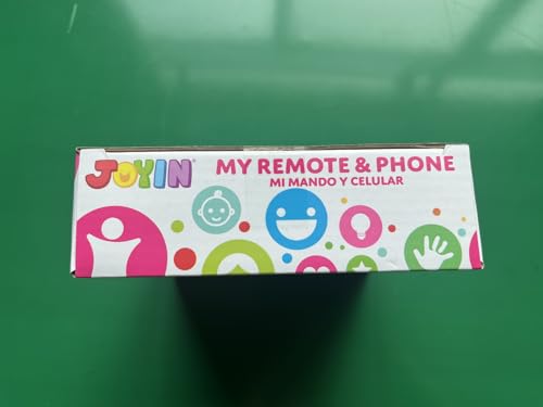 JOYIN Baby Learning Phone and Remote Toy for Toddler, Pink Smartphone Toys with Music for Infants, Kids, Holiday Stocking Stuffers, Birthday Gift for Girls, Gifts for Christmas