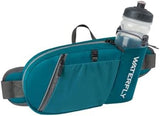 WATERFLY Fanny Pack Waist Bag: Hiking Water Bottle Holder with Strap Waist Pack for Women Men Hydration Hip Packs for Running Walking Traveling-Cyan