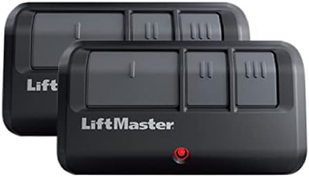 LiftMaster 893Max Security+ 2.0 3-Button Gate Operator Remote Control with Visor Clip - Pack of 2