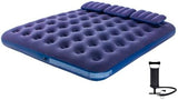 DIMAR GARDEN King Size Camping Air Mattress Inflatable Bed with Pillow,Include Hand Pump
