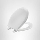 Bemis 1500EC 390 Lift-Off Wood Elongated Toilet Seat, Cotton White (Pack of 1)