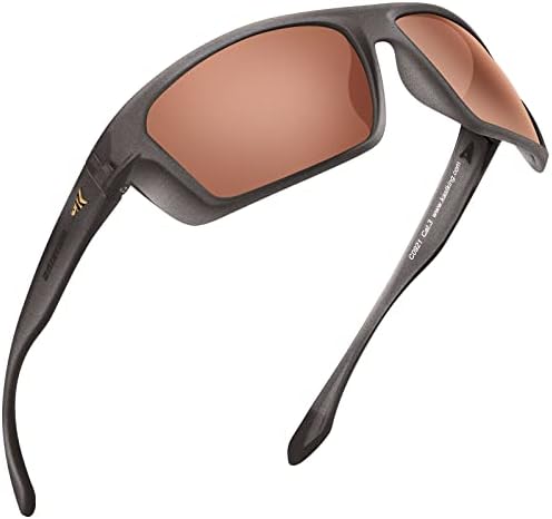 KastKing Huzzah Polarized Sport Sunglasses for Men and Women, Ideal for Driving Fishing Cycling and Running,UV Protection