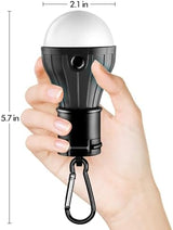 Tent Lamp 5 Packs Portable Tent Light Clip Hook Hurricane Emergency Lights LED Camping Light Bulb Camping Tent Lantern Equipment for Camping Hiking Backpacking Fishing Outage