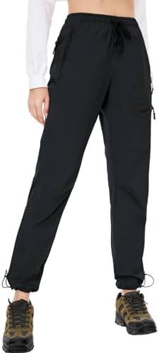 SEVEGO Womens Hiking Pants Tall Inseam 30"/32"/34"/36" Athletic Cargo Pants Lightweight 4 Zipper Pockets Water Resistant