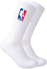 Ultra Game Men's NBA Official Athletic Cushioned Secure Fit Crew Socks-6 Pack