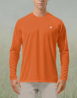 Roadbox Mens UPF 50+ UV Sun Protection Shirts Outdoor Long Sleeve SPF Rash Guard for Fishing Hiking Swimming Running