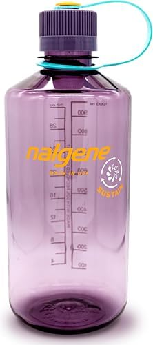 Nalgene Sustain Tritan BPA-Free Water Bottle Made with Material Derived from 50% Plastic Waste, 32 OZ, Narrow Mouth