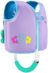 Pottwal Swim Vest for Kids - Swim Jacket for 1-2 Years (24-33LBS) - Buoyancy Aid Made of Neoprene & EPE - with Adjustable Crotch Strap