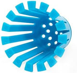 TubShroom Toss 21pk Disposable Bath Tub Drain Strainers - Hair Catcher Snare for Shower Bathtub to Prevent Clogged Drains, Traps Human and Pet Hair, One Year Supply (Blue)