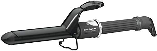 BabylissPRO Porcelain Ceramic 1" Spring Curling Iron