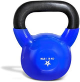 Yes4All 5-65lbs Kettlebells Vinyl Coated Cast Iron for Dumbbell Weights Exercises, Gym, Fitness, Full Body Workout Equipment Push up, Grip and Strength Training