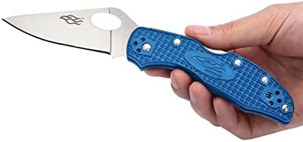 Firebird GANZO F759M Pocket Folding Knife 440C Stainless Steel Blade Nylon Glass Fiber Anti-Slip Handle with Clip Fishing Camping EDC Knife (Blue)
