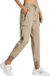 Libin Women's Cargo Joggers Lightweight Quick Dry Hiking Pants Athletic Lounge Casual Travel Petite/Regular/Tall