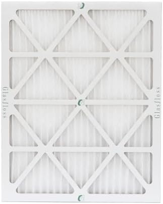 Glasfloss 16x20x1 MERV 10 (FPR 5-6) Pleated Air Filters. Box of 6. Actual Size: 15-1/2 x 19-1/2 x 7/8