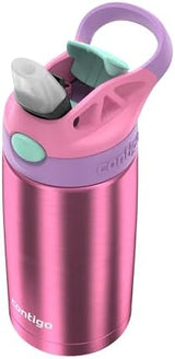 Contigo Autospout Water Bottle with Straw 13 oz Azalea/Pansy