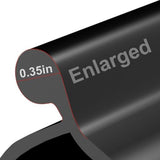 Garage Door Seal P Bulb – 16.8ft Flexible Weatherproof TPE Seal for Single-Channel Doors, Easy DIY Installation, Extreme Temperature Protection, Prevents Drafts, Noise Reduction, Saves Energy