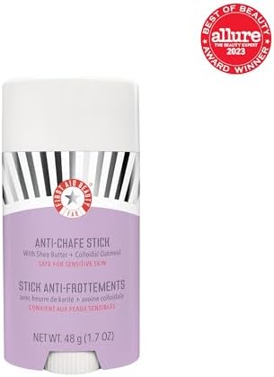 First Aid Beauty Anti Chafe Stick with Shea Butter + Colloidal Oatmeal – Chafe Guard Keeps Skin Comfortable for 10K Steps
